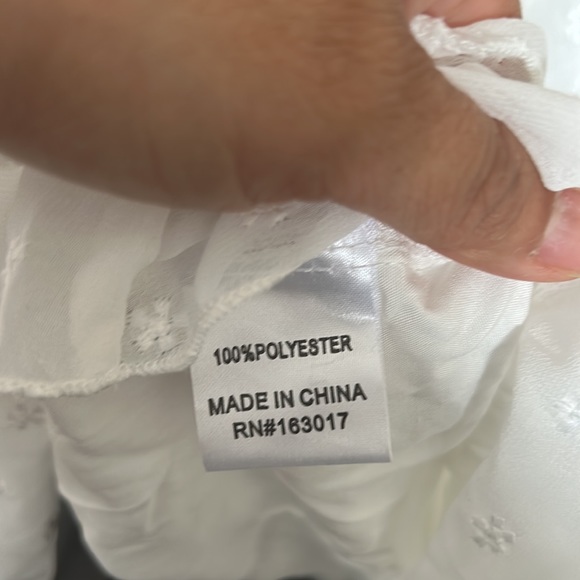 Princess Polly Mikail White Swiss Dot Puff Sleeve Sweetheart Neckline Mini Dress - Picture 9 of 11